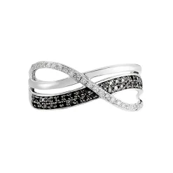 Histoire d'Or Bague Emilie or blanc diamant