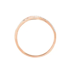 Histoire d'Or Bague Emilie or rose diamant