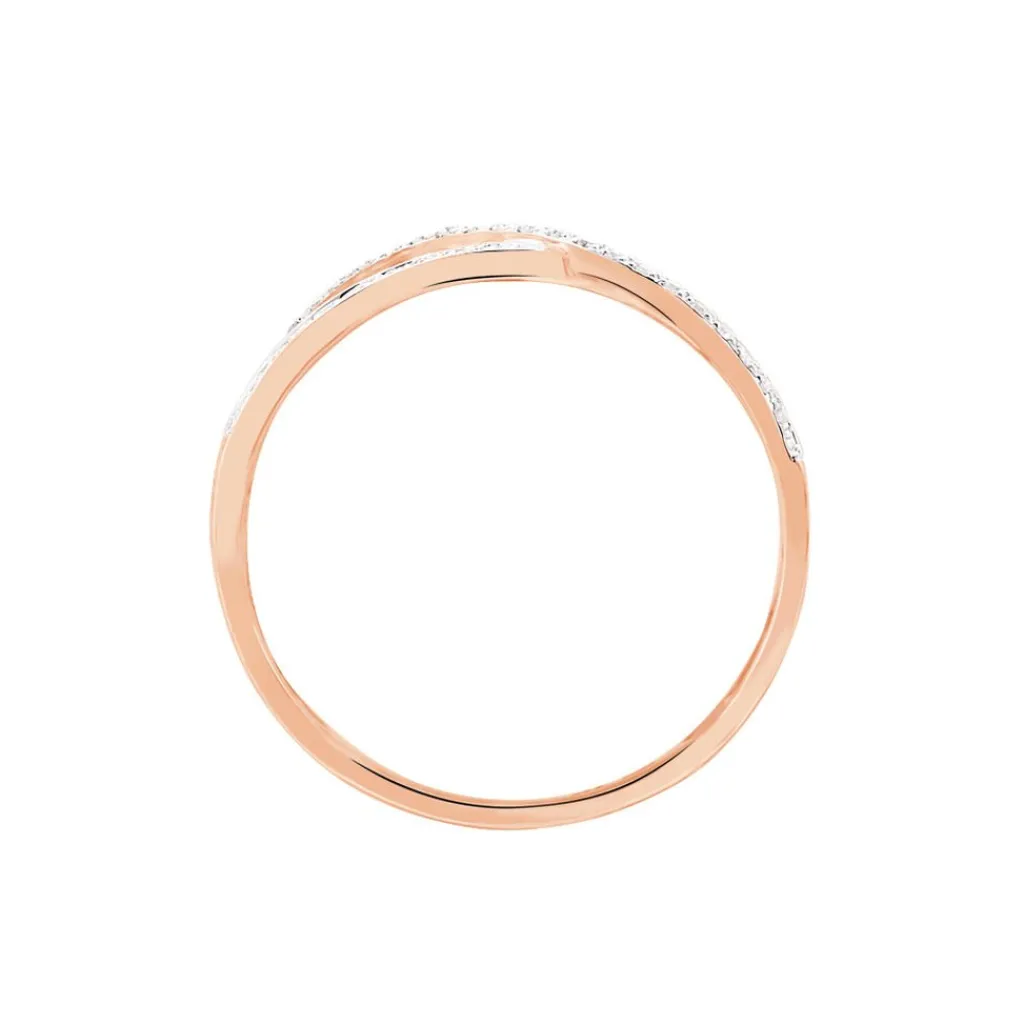 Histoire d'Or Bague Emilie or rose diamant
