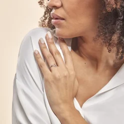 Histoire d'Or Bague Emma-lise Or Blanc Diamant Discount