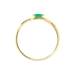 Histoire d'Or Bague Emotion Or Jaune Emeraude Diamant or jaune émeraude New