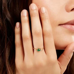 Histoire d'Or Bague Emotion Or Jaune Emeraude Diamant or jaune émeraude New