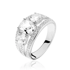 Histoire d'Or Bague Eneka Argent Oxyde De Zirconium Discount