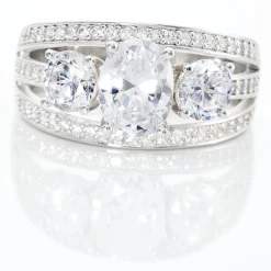 Histoire d'Or Bague Eneka Argent Oxyde De Zirconium Discount