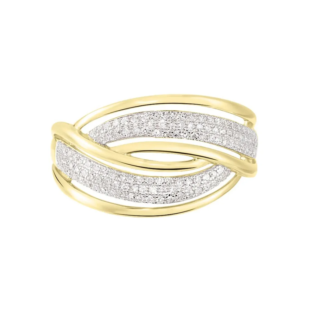 Histoire d'Or Bague Enora Or Jaune Diamant Discount