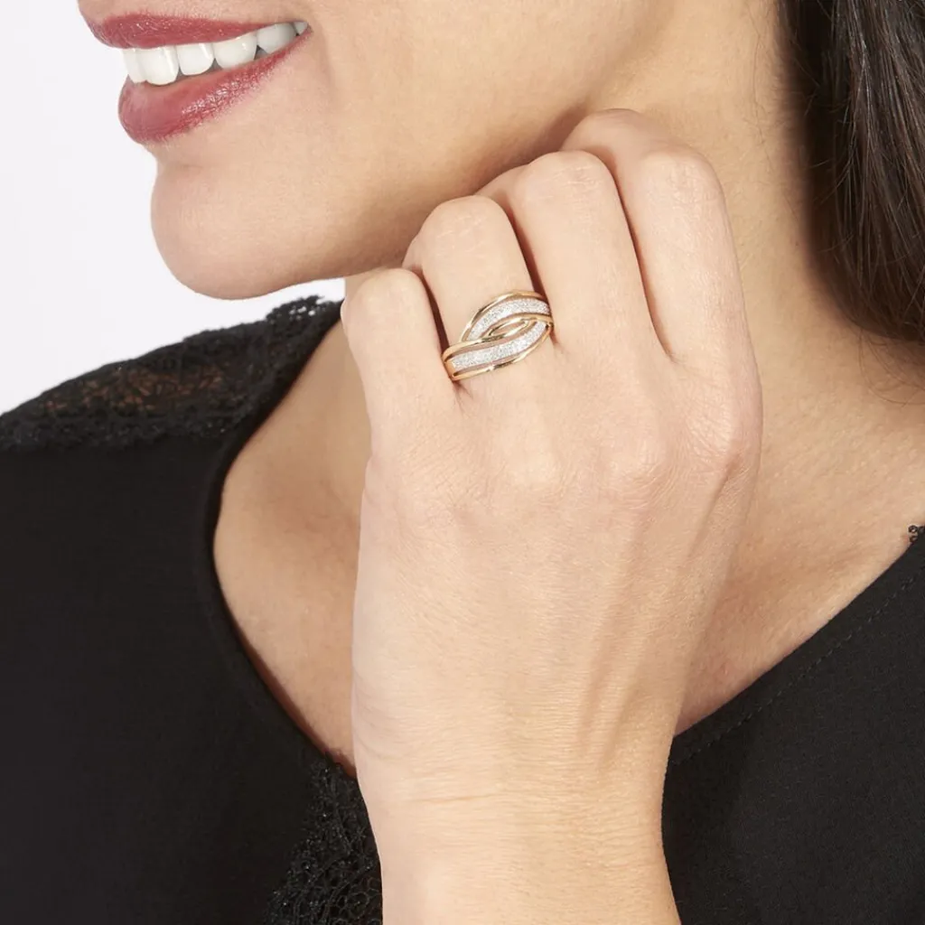 Histoire d'Or Bague Enora Or Jaune Diamant Discount