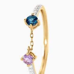 Histoire d'Or Bague Esmerald Rendez-vous Or Jaune Emeraude