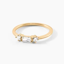 Histoire d'Or Bague Estela Plaque Or Jaune Oxyde De Zirconium New