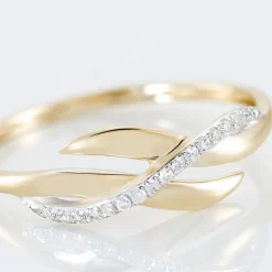 Histoire d'Or Bague Ester Or Jaune Diamant Best