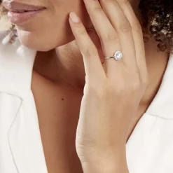 Histoire d'Or Bague Eternite Argent Blanc Oxyde De Zirconium Sale