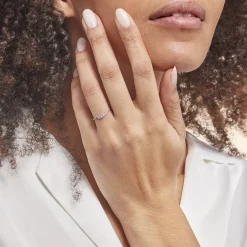 Histoire d'Or Bague Eternite Or Blanc Diamant Discount