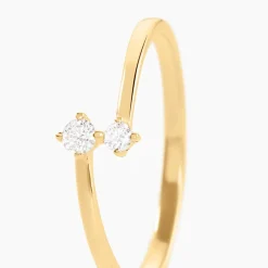 Histoire d'Or Bague Eugenio Or Jaune Diamant Synthétique