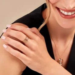 Histoire d'Or Bague Eva Acier Jaune Clearance