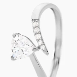 Histoire d'Or Bague Eva De Zirconium or blanc oxyde