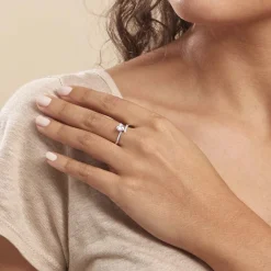 Histoire d'Or Bague Eva De Zirconium or blanc oxyde