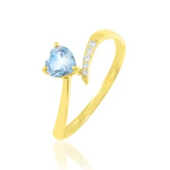 Histoire d'Or Bague Eva Or Jaune Topaze Et Diamant