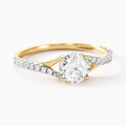 Histoire d'Or Bague Evita Or Jaune Oxyde De Zirconium Sale