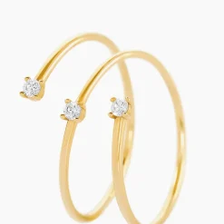 Histoire d'Or Bague Falling Star Or Jaune Oxyde De Zirconium Discount