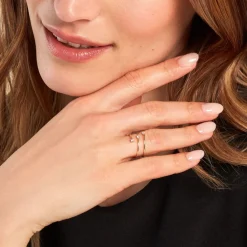 Histoire d'Or Bague Falling Star Or Jaune Oxyde De Zirconium Discount