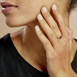 Histoire d'Or Bague Fares Argent Rose Spinelle Online