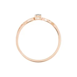 Histoire d'Or Bague Farila or rose diamant Clearance