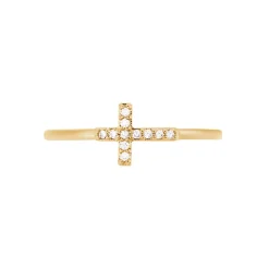 Histoire d'Or Bague Fatos Plaqué Or Jaune Oxyde De Zirconium Hot