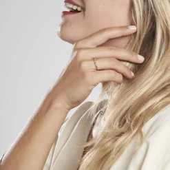 Histoire d'Or Bague Fatos Plaqué Or Jaune Oxyde De Zirconium Hot