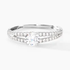 Histoire d'Or Bague Fina Or Blanc Oxyde De Zirconium Best