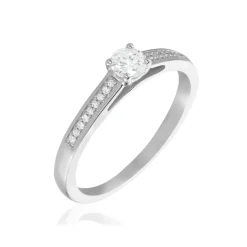 Histoire d'Or Bague Finella Platine Blanc Diamant Discount