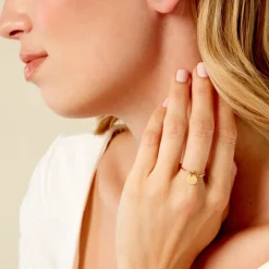 Histoire d'Or Bague Finesse Acier Jaune Outlet