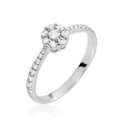 Histoire d'Or Bague Firmin Argent Blanc Oxyde De Zirconium Clearance