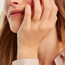 Histoire d'Or Bague Foliora Or Jaune Online