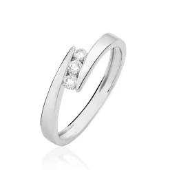 Histoire d'Or Bague Galya Or Blanc Diamant
