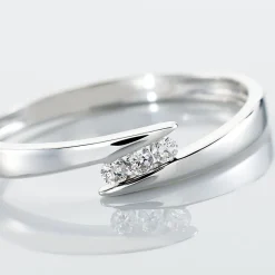 Histoire d'Or Bague Galya Or Blanc Diamant Outlet