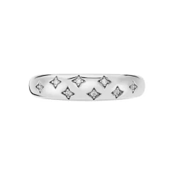 Histoire d'Or Bague Garrett Argent Blanc Oxyde De Zirconium