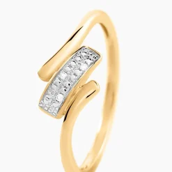 Histoire d'Or Bague Giampiero Or Jaune Diamant New