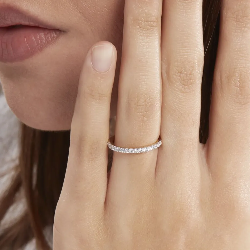 Histoire d'Or Bague Gizella or jaune diamant Hot