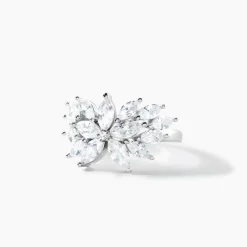 Histoire d'Or Bague Glow Up Argent Blanc Oxyde De Zirconium New