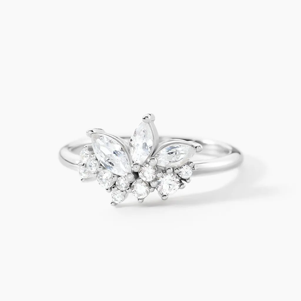 Histoire d'Or Bague Glow Up Argent Blanc Oxyde De Zirconium