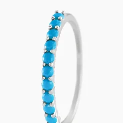Histoire d'Or Bague Goddess Argent Blanc Turquoise Hot
