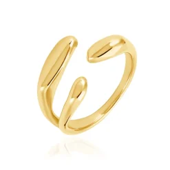 Histoire d'Or Bague Gold Aura Acier Jaune Outlet