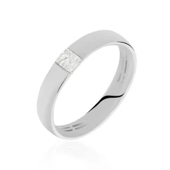 Histoire d'Or Bague Hajila Or Blanc Diamant New