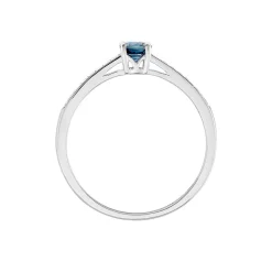 Histoire d'Or Bague Hardy Diamant or blanc saphir Discount