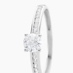 Histoire d'Or Bague Harem Or Blanc Oxyde New