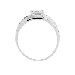 Histoire d'Or Bague Hebe Or Blanc Diamant Clearance