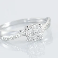Histoire d'Or Bague Hebe Or Blanc Diamant Clearance