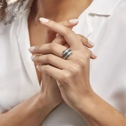 Histoire d'Or Bague Heldea Or Blanc Diamant Best