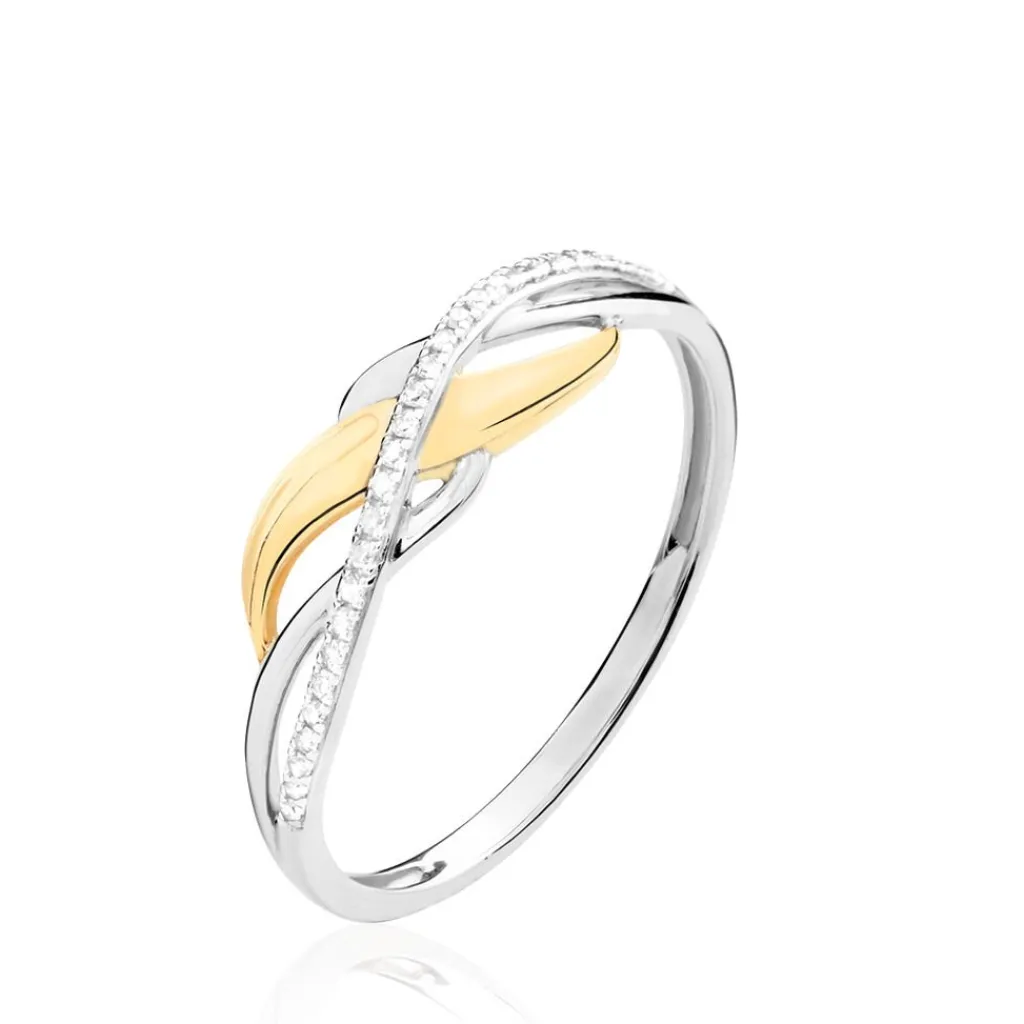 Histoire d'Or Bague Helene Or Bicolore Diamant Discount