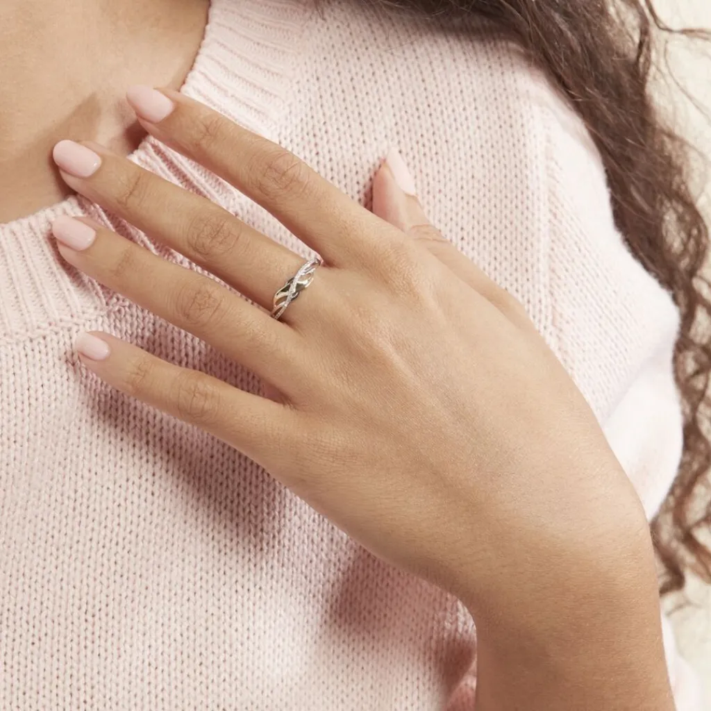 Histoire d'Or Bague Helene Or Bicolore Diamant Discount