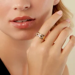 Histoire d'Or Bague Heracleitus Or Jaune Diamant Clearance